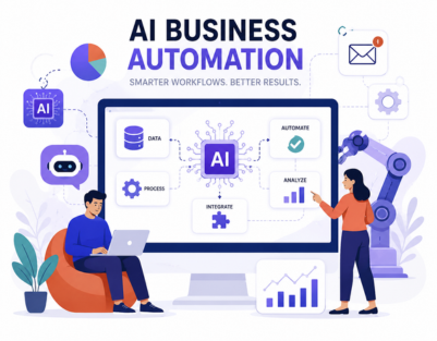 AI business automation solutions for smarter workflows and business growth
