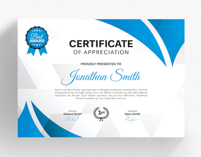 certificate Design